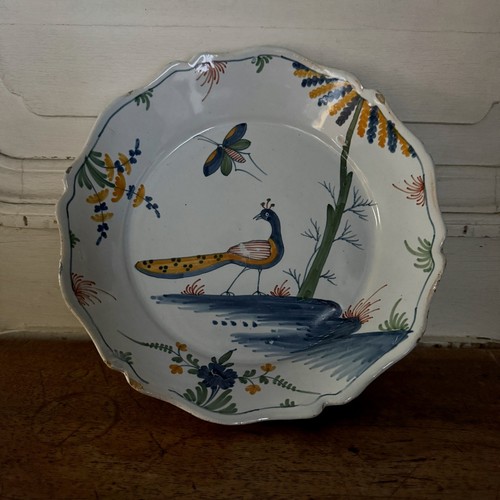 Assiette faïence xviiie - xviiie, la