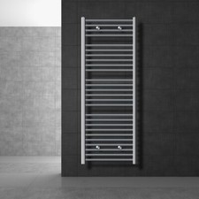 Radiateur chrome pour la salle de bain Sahara raccord latéral chauffe-serviettes