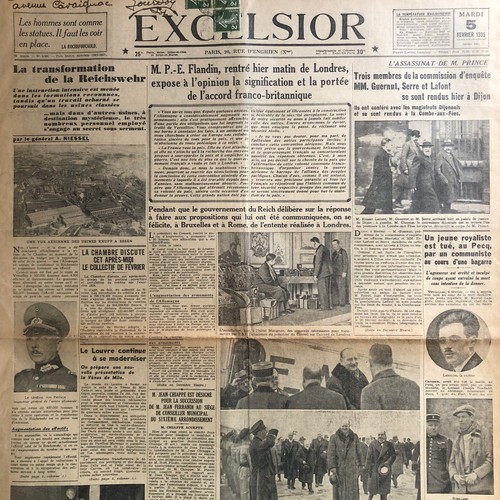 Journal excelsior 1935 - excelsior, #