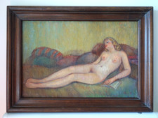 PORTRAIT DE FEMME NUE ALLONGEE