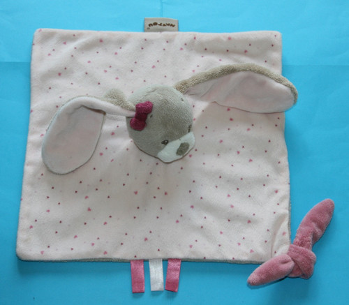Nattou doudou lapin nina plat - nattou,