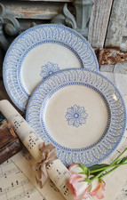2 ANCIENNES ASSIETTES PLATES
