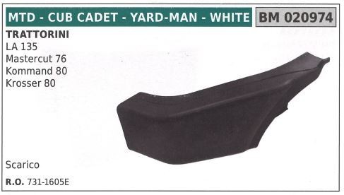 échappement mtd tondeuse - Échappement,