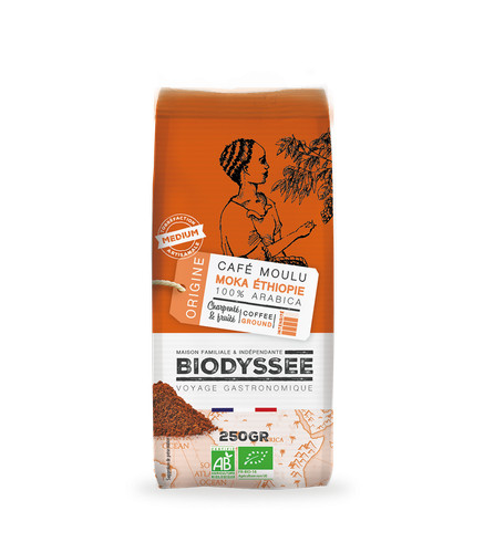 Biodyssee café moulu - biodyssee, moka
