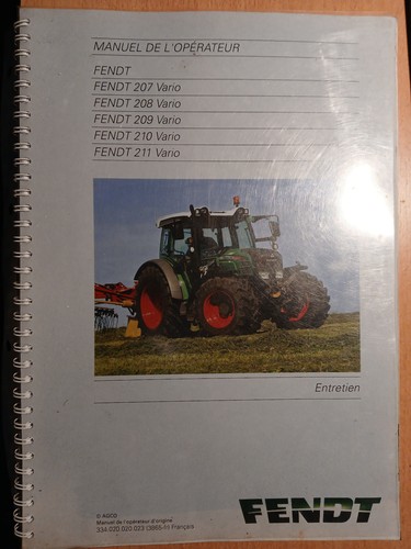 Fendt tracteur 200 vario 207 - fendt,