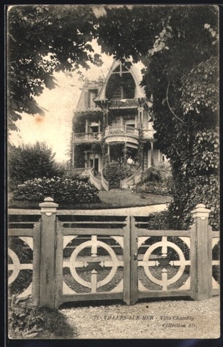 Cpa villers sur mer villa - cpa,