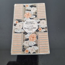Roger et Gallet Boîte Ancienne Parfum Bouquet Nouveau Lilas Vide 1920