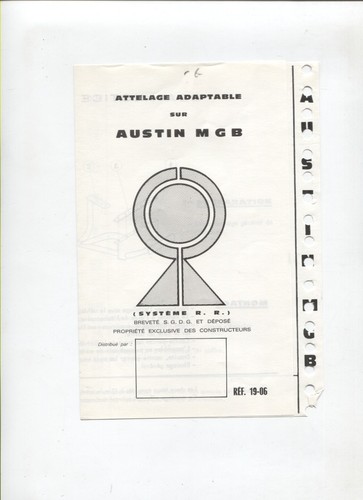 10728 dépliant attelage - n°10728, /
