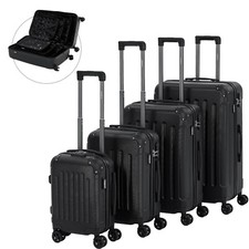 AREBOS Set de 4 valises de