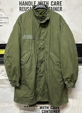 GENUINE US ARMY LATE VIETNAM M-1965 M65 FISHTAIL PARKA MANS 1976 VGC !!!!! SMALL