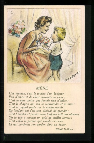 Carte postale artiste - carte,