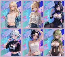 Offre Limitée LOT 20 CARTES Anime Manga Waifu A Collectionner Goddess Story