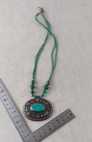 Ancien collier avec - , pendentif