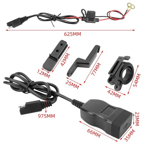 Prise charge usb pour moto - de,