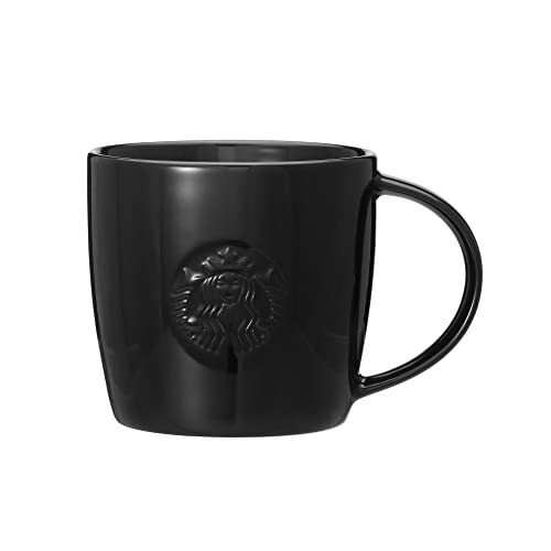 Tasse mug logo starbucks noire - logo,