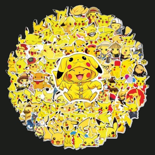 100 autocollants pokémon - pokémon, en