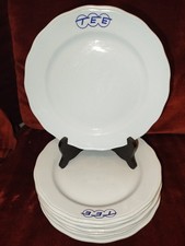 8 Assiettes porcelaine Richard