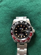 Montre seiko GMT coke moddée neuve pieces de qualité ,  provenance Montre a Papy