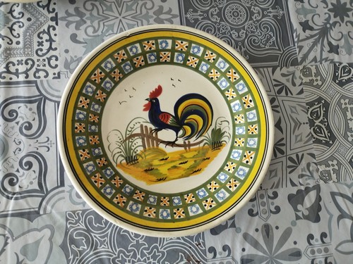 Assiette faïence de - 1,