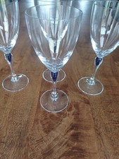 4 Verres à eau cristal