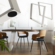 Set 2x pieds de table 80