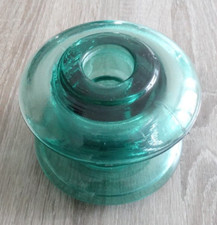 Ancien isolateur EDF en verre
