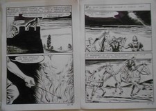 Elvifrance 4 planches originales Messalina Edgardo Dell'Acqua 1969