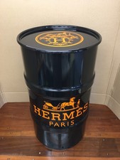 Baril déco HERMES métal 60