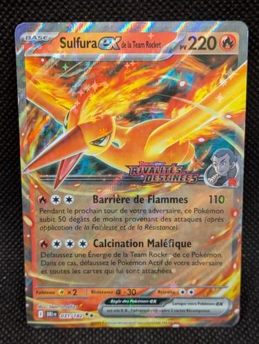 Carte pokemon sulfura - pokemon, ex