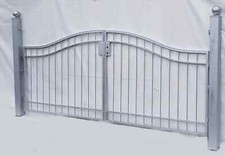 Porte de jardin porte de jardin porte d'entrée porte Boston-GT300/100S feu ga...