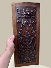 Panneau sculpté en bois de
