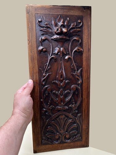 Panneau sculpté bois de - panneau,