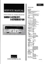 Service Manuel D'Instructions