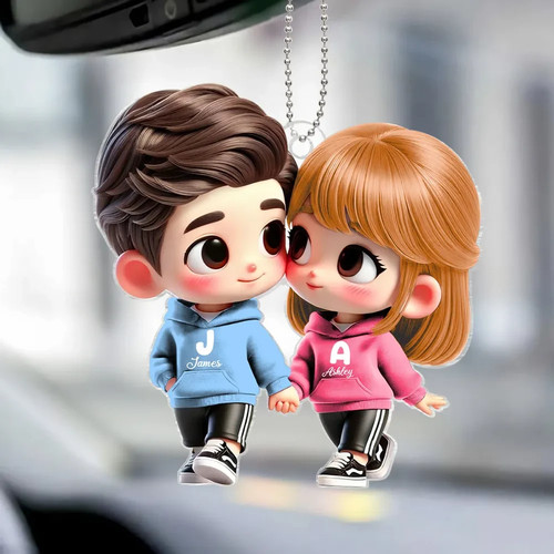 Custom cartoon couple car - couple,