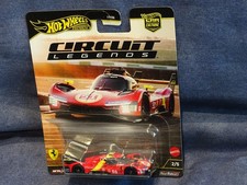 Voiture Hot Wheels série Circuit Legends Ferrari 499P gagnante des 24H du Mans