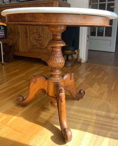 Table guéridon empire - –,
