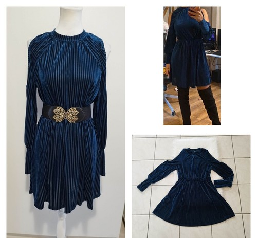 Robe soirée bleue - robe,