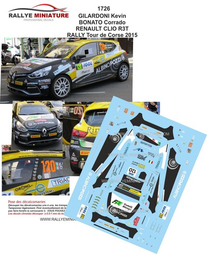 Decals ref 1726 - 1/18,