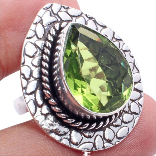 Bague peridot argent 925 - en,