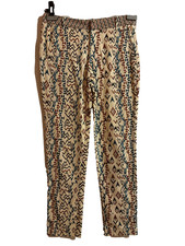MKT STUDIO   pantalon imprimé ethnique  taille 36