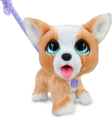 Peluche interactive corgi - peluche,