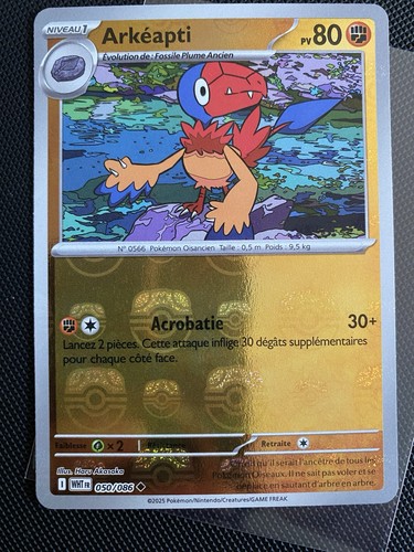 Carte pokémon arkéapti - pokémon,