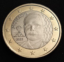 1 Euro 2025 Monaco Albert II (Nouvelle Face)
