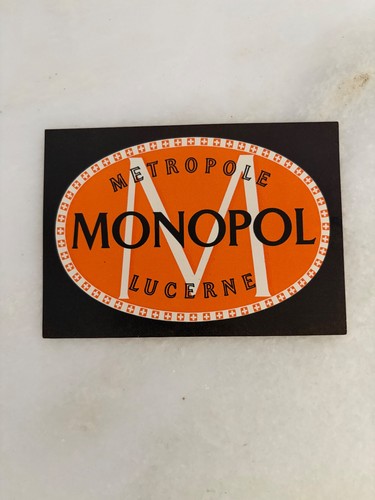 Ancienne rare étiquette de - et,