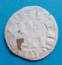 Philippe II Auguste , denier parisis 2ème type frappé à Arras