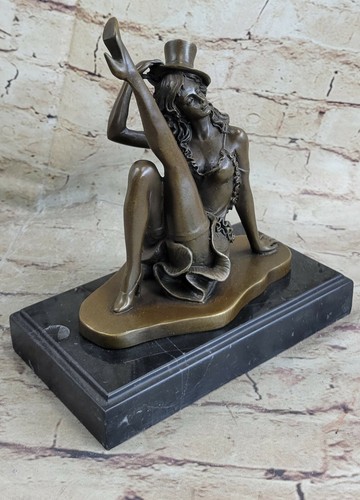Statue décor bronze et - statue,
