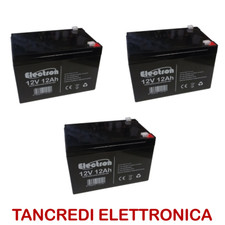 3 Batteries plomb 36V 12V 12Ah