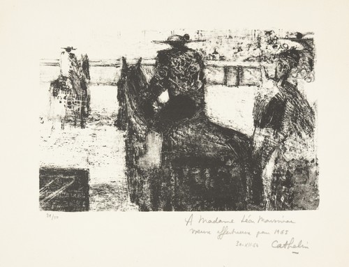 Bernard cathelin lithographie - cathelin,