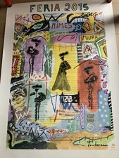 Affiche Feria Nîmes 2015 Michel Tombereau