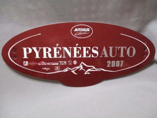 Ai118 plaque rallye pyrennees - rallye,